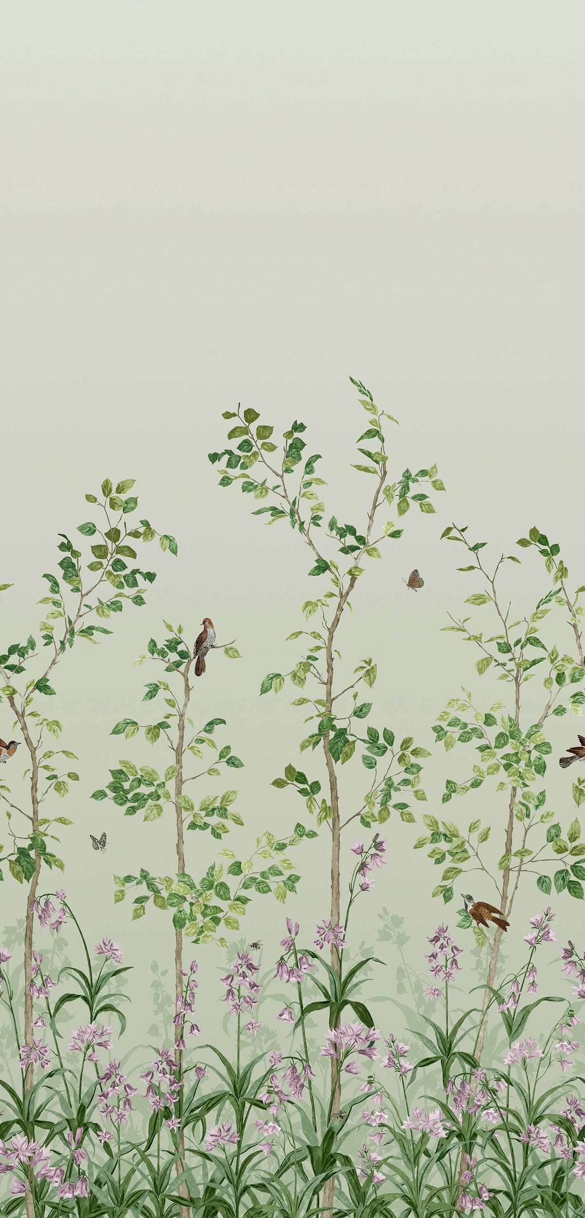 Bird & Bluebell - Pea Green