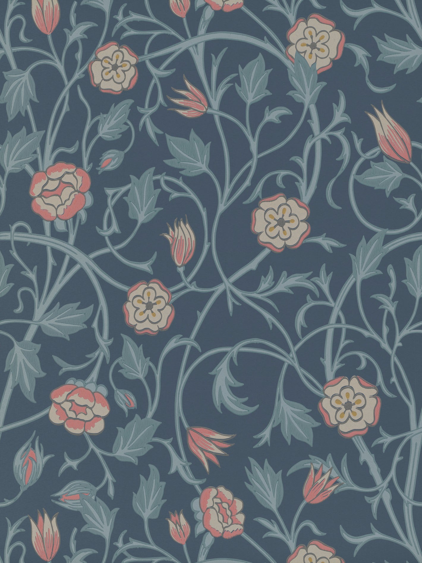 May's Tulip - Hicks Blue