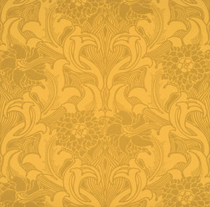 Dahlia Scroll - Giallo