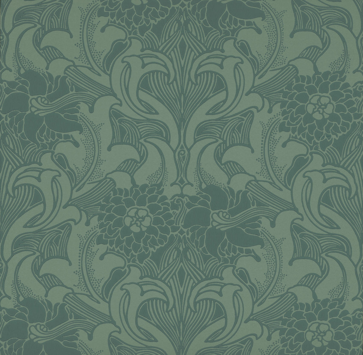 Dahlia Scroll - Tea With Florence