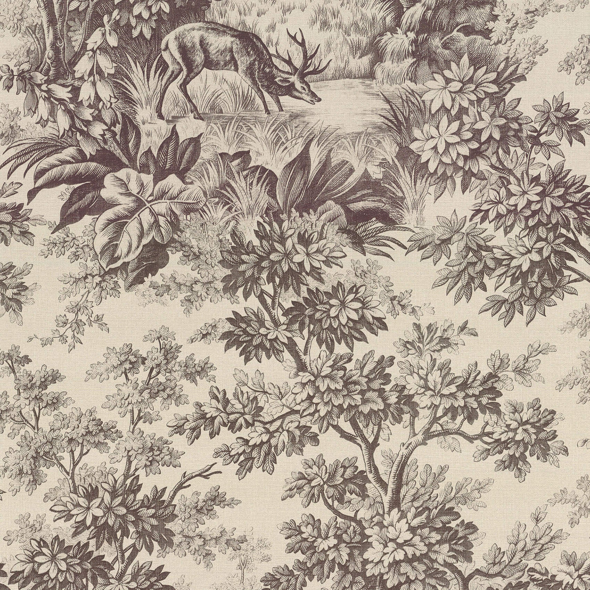Stag Toile - Chocolat
